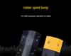 Rubber Speed Bump: Door, Road, Groove, Ramp Mat - Parking Wheel Stopper with Shock Absorption.