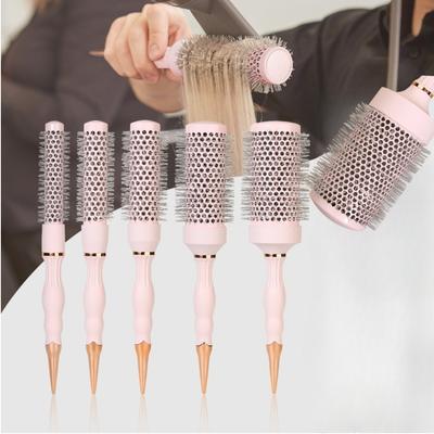 Round Blow Dry Brush Professional Curly Hair Hot Cylinder Comb Suitable for Fashionable Curly Roller Hair Styling Accessories