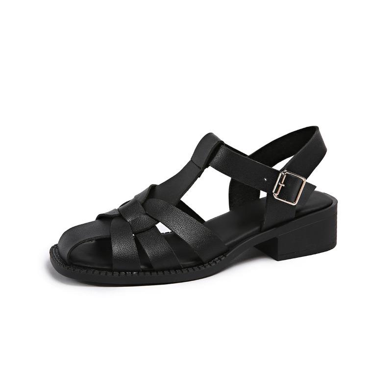 Women Breathable Flat Roman Sandals Outdoor