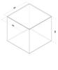 Suzuki Plastics 5-sided Acrylic Box, W300 X D300 X H300