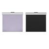 New PU Leather Car Trash Bag Magnet Closure Design Waterproof Vehicle Rubbish Container with LED Light Garbage Can Car Interior