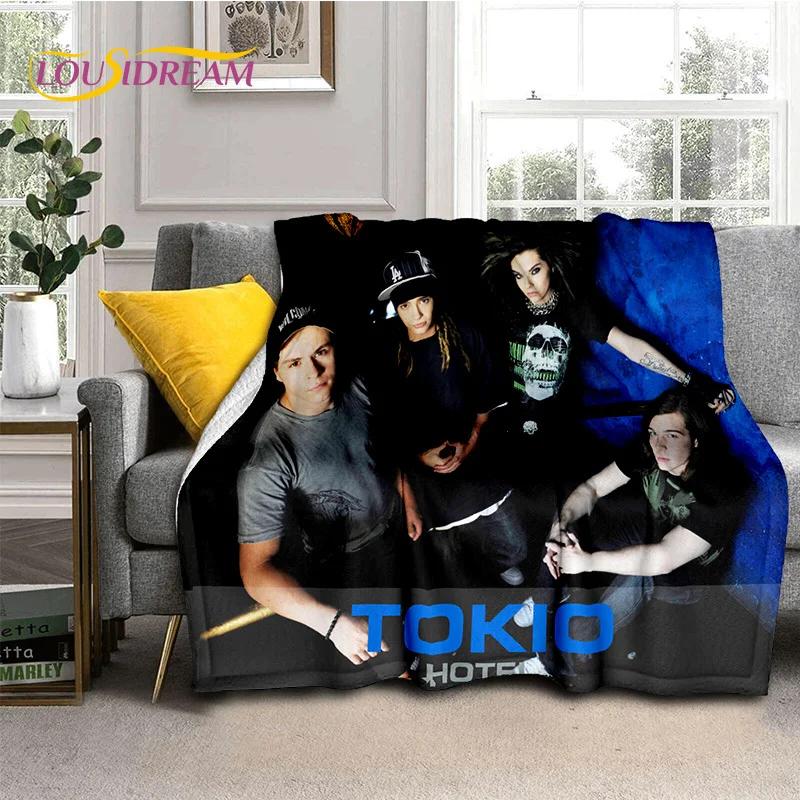 Rock Band Tokio Hotel Bill Kaulitz Soft Flannel Blanket for Bed Bedroom Sofa Picnic,Throw Blanket for Cover Outdoor Leisure Gift