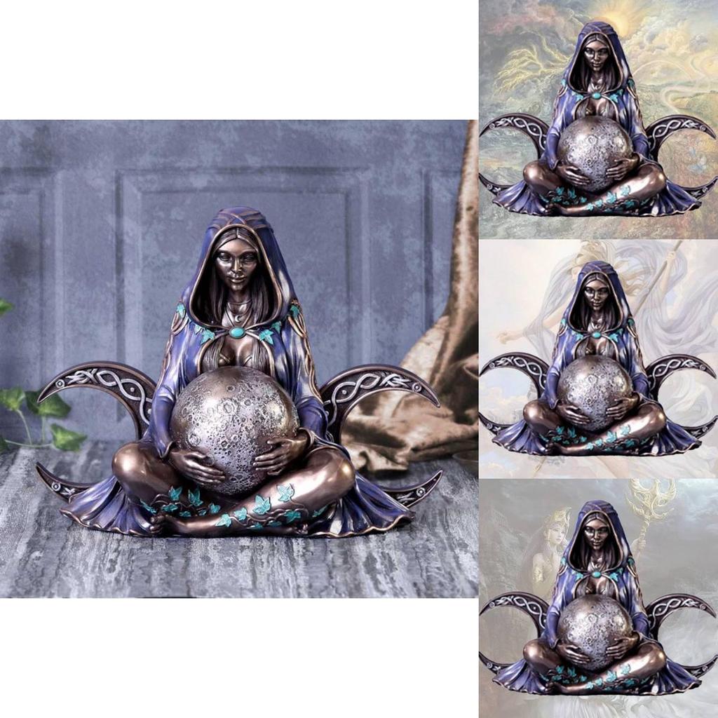 Kunstharz Erdmutti Kunststatue Heimdekoration Geschenk für Paare und Freunde