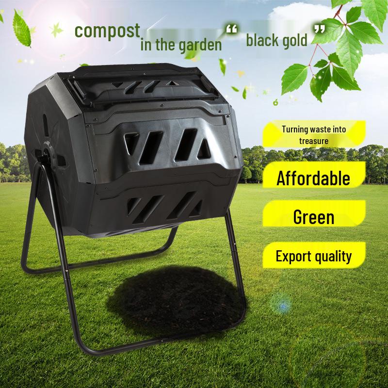 300L Garden Leaf Compost Bin for Organic Fertilizer & Kitchen Waste