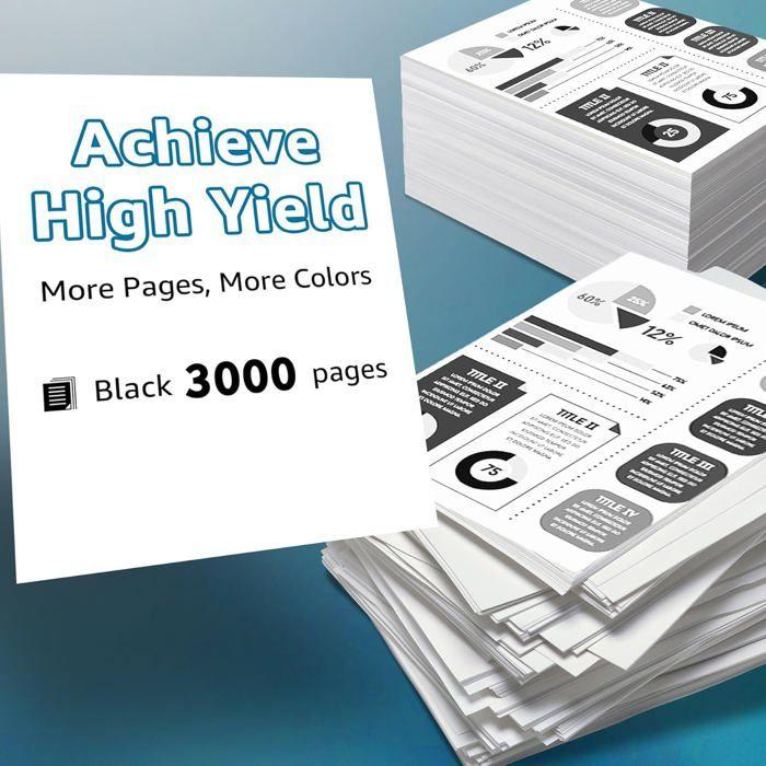 Compatible Toner - TRAHOO - TN2420 - 2-Pack - Brother Printers - Yield 3000 Pages