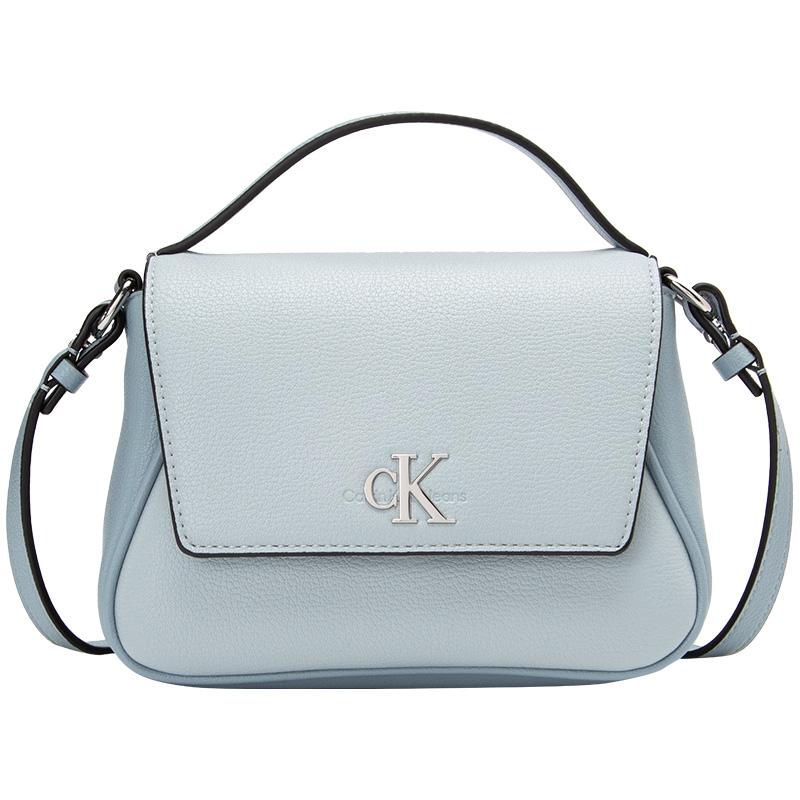 

Calvin Klein Модный Классический Минималистичный Металлические Буквы Съемный Плечевой Ремень Застежка-Хлястик Сумка Через Плечо Женская сумка Светло-Голубой DH3351-408 Light Blue,OS