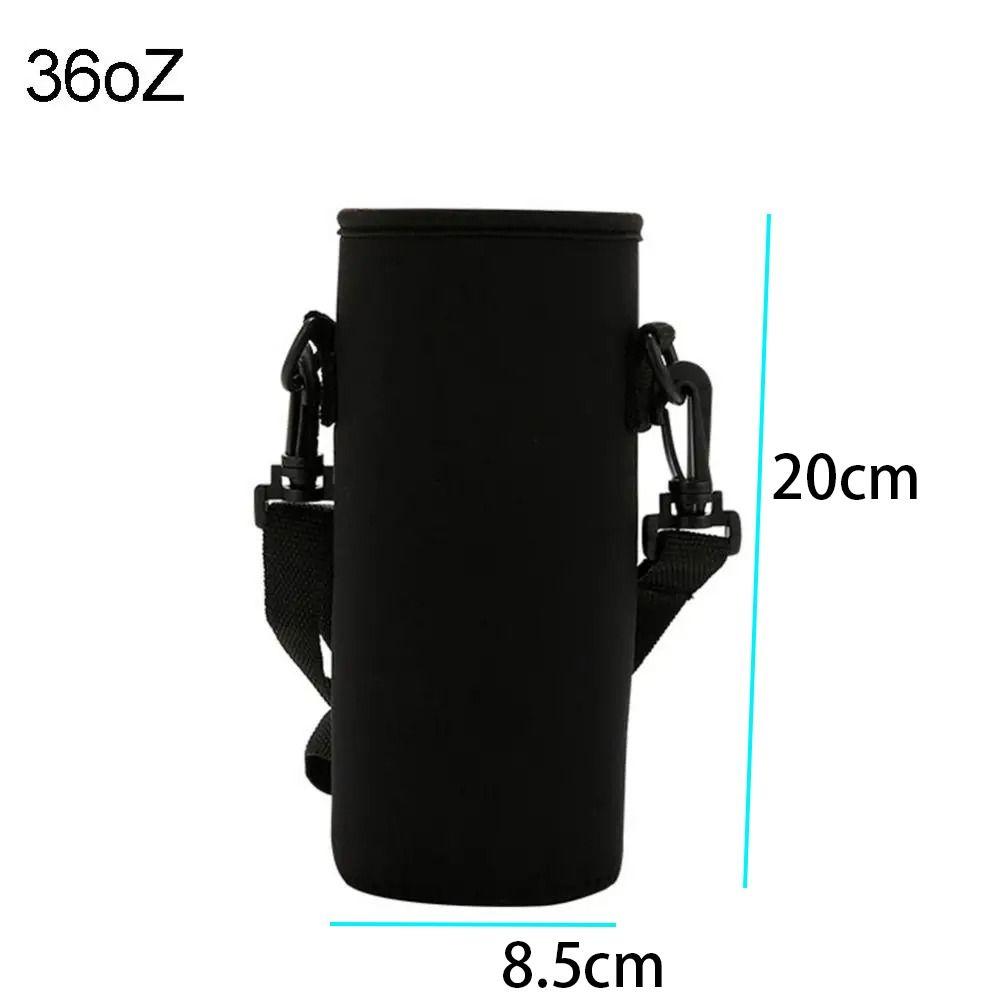 Black Sport Cup Covers Bag Neoprene Mug Bottle Case Water Bottle Cover Bag  Water Bottle