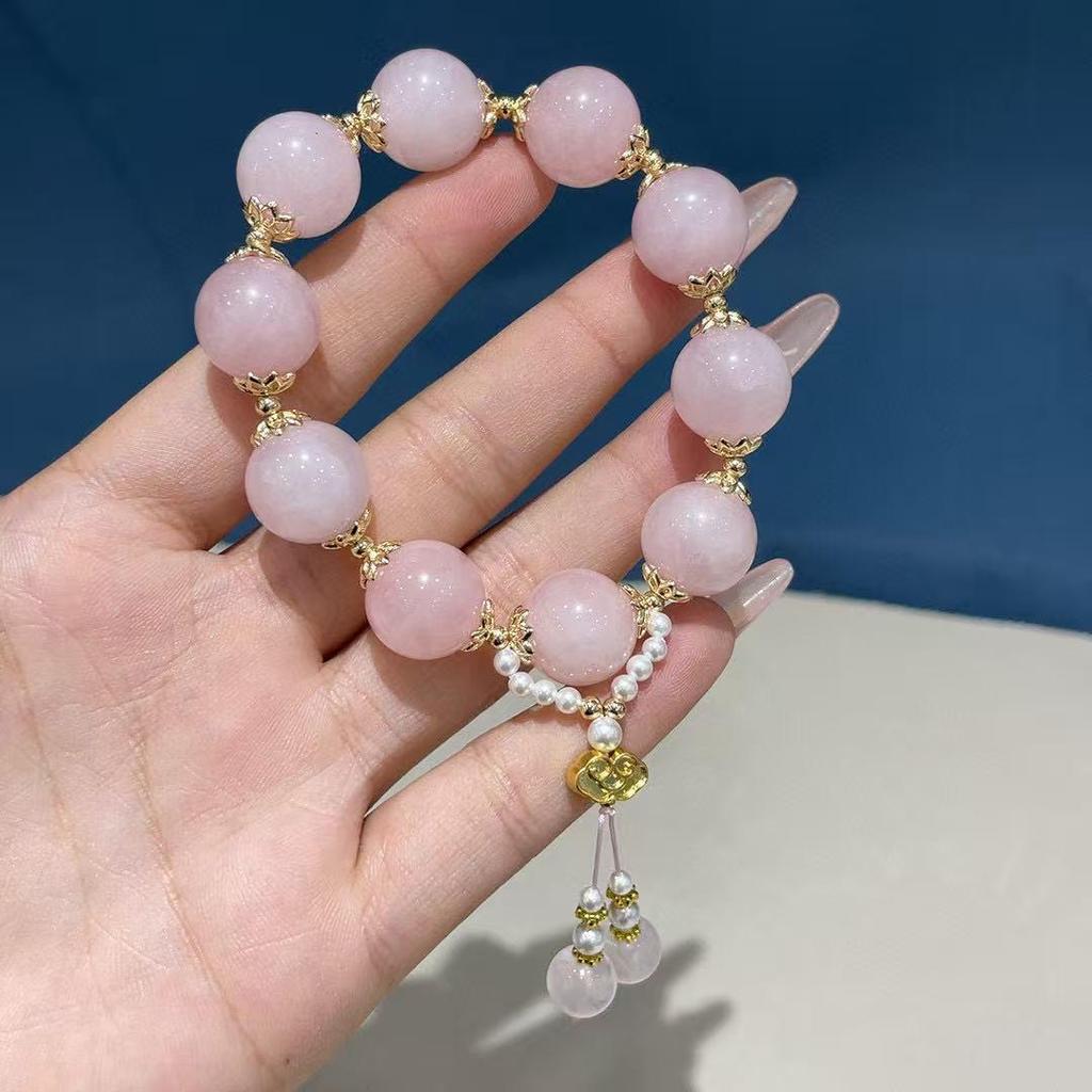 Exquisite Large Crystal Bead Women's Bracelet - Simple, Versatile, Fashionable.