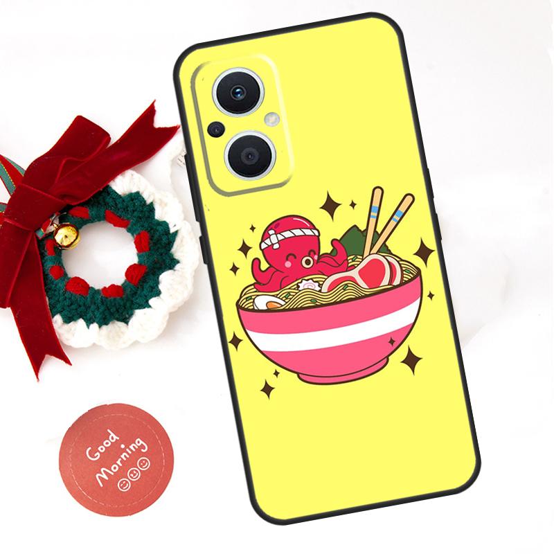 Eating Ramen Noodle Lovers Funda For OPPO Reno 13 F 14 10 11 12 Pro 12F 11F 14F 7 8 Lite OPPO Find X9 X8 X6 X5 Pro Case