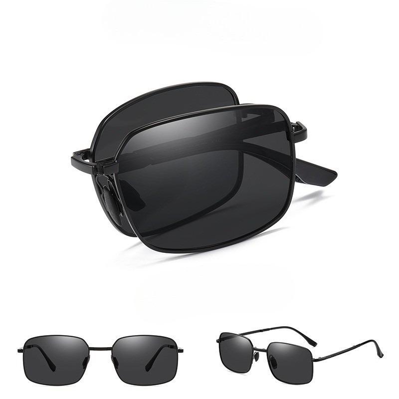 

Складные поляризационные солнцезащитные очки с изменяющими цвет для дневного и ночного использования, мужские очки для водителя и рыбалки