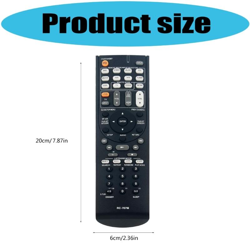 RC707M Home Theater Remote Control For SKF750XF R SKM-750XS R SKB-750X Home Theater No Programming Required