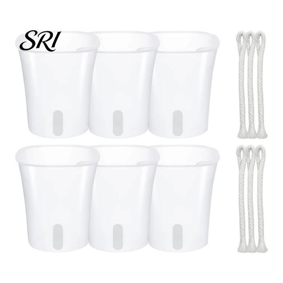 Small Planters for Hoya Cuttings Self Watering Plant Pots Indoor Plants, with Water Level Indicator, Clear Propagation Containers Carnivorous