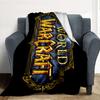 World Warcraft Flannel Blanket Throw Blanket Soft Warm Sofa Bed Camping Car Home Decor Unique Christmas Gift C9302608