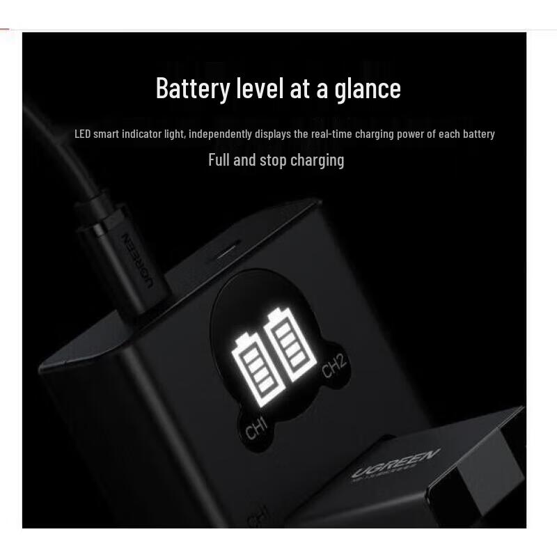 Ugreen BC120 Camera Battery Charger for Canon NB-13L