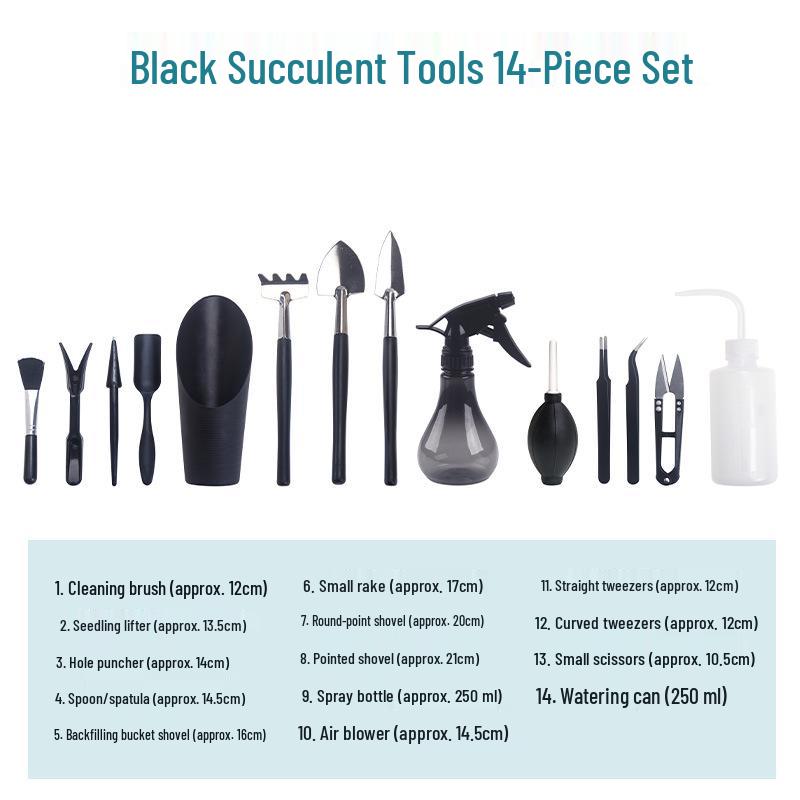 Succulent Planting Tool Set: Gardening Supplies & Bonsai Tools with Watering Can