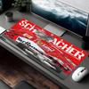 Michael Schumacher Theme Mouse Pad, Non Slip Rubber Base, Multifunctional Office & Home Decor, Perfect for Workspace Personalization.
