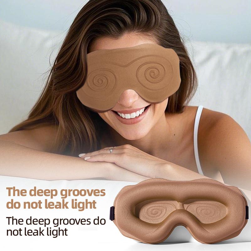 3D Sleeping Mask Block Out Light Soft Padded Sleep Mask for Eyes Slaapmasker Eye Shade Blindfold Sleeping Aid Face Mask Eyepatch