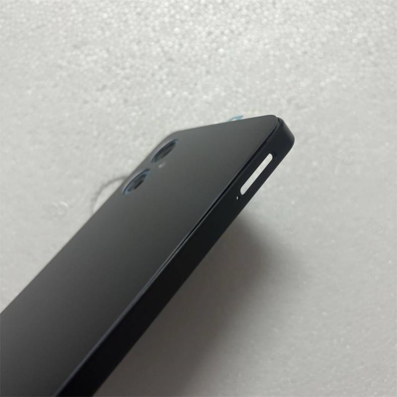 Per Samsung Galaxy A06 5G A06S Telaio Centrale Copertura Posteriore Batteria Posteriore + Adesivo + Lente Fotocamera