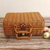 Vintage Rattan Handbag & Storage Box - Perfect for Photos, Gifts, or Organizing (Small, Medium, Large)