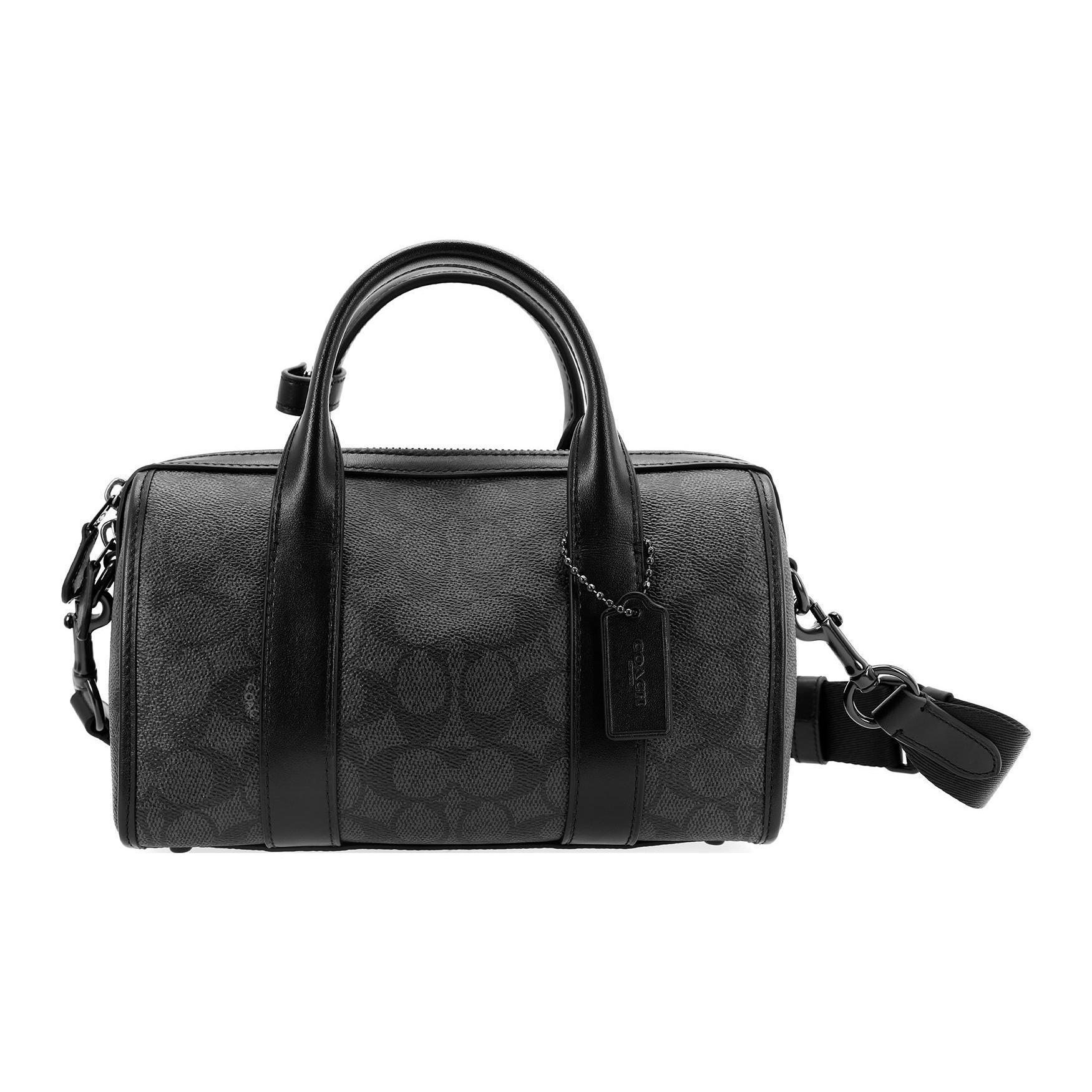 

Новая сумка COACH Gotham из канвы с покрытием, сумка через плечо, сумка кроссбоди среднего размера, мужская, свинцово-серая CA186-CHR 24.1*10.9*14.0CM