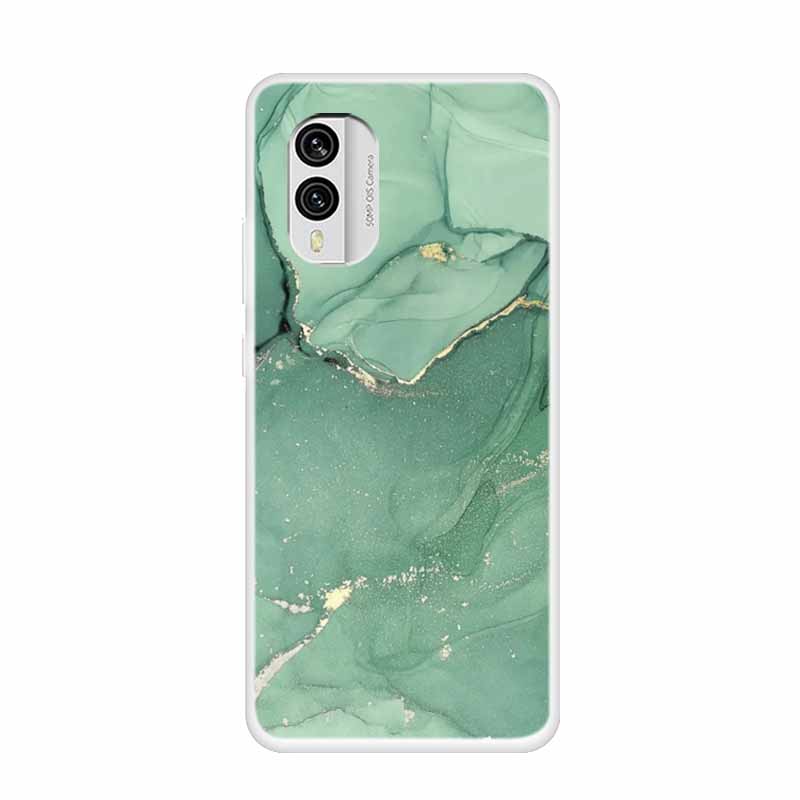 For Nokia X30 5G Case C31 C20 C10 Clear Marble TPU Soft Silicone Print Cover for NOKIA C31 X 30 Transparent Para On for NokiaX30