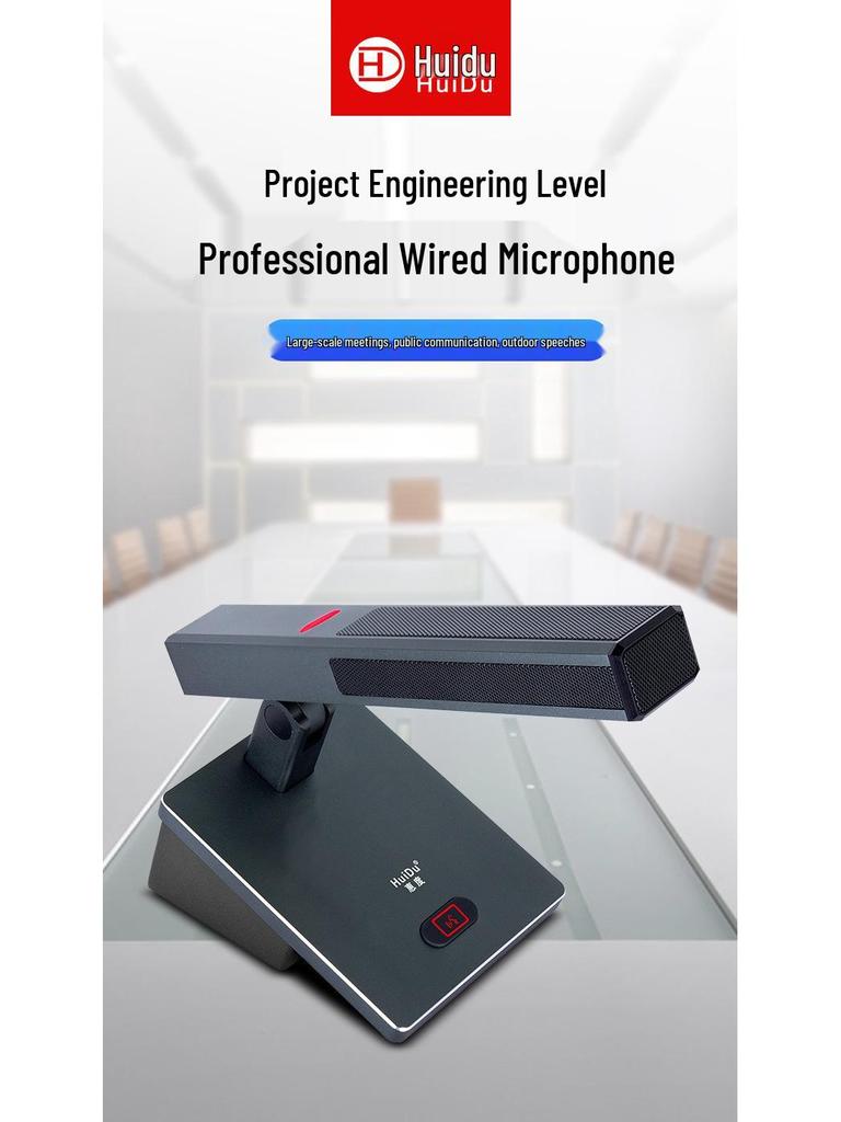 HuiDu YD-803 Professional Wired Gooseneck Desktop Conference Microphone
