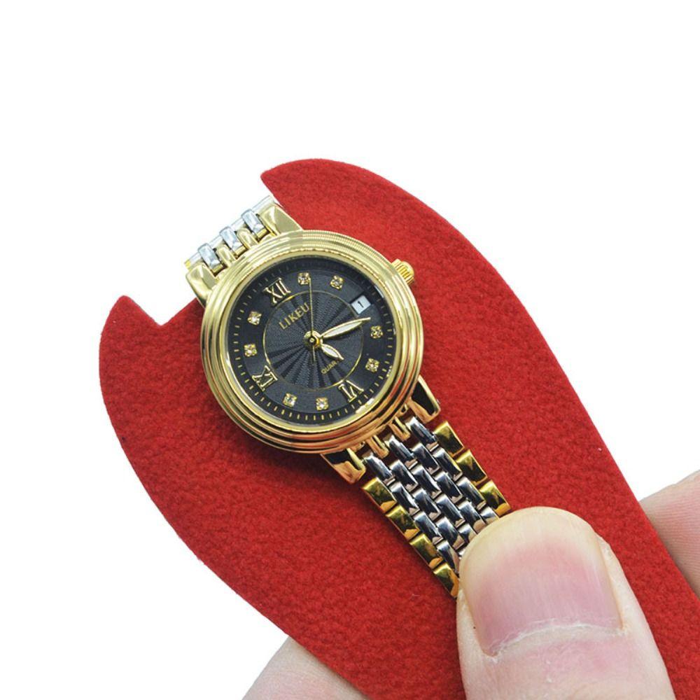 Anti-dust Watch Case Velvet Watch Holder Elegant Snap Watch Bag  Travel
