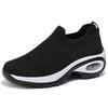 New fly-woven women's shoes thick-soled and lightweight running shoes, comfortable and heightening air cushion shoes for women