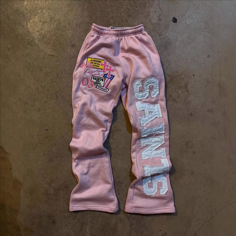 ZYLLO Y2K Streetwear Sportovní kalhoty Pánské Dámské Hip Hop Retro Výšivka písmen Sestřihované Ležérní kalhoty Strečové S vysokým pasem Joggingové kalhoty