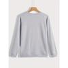 Neck 17 Colors Pullover Crew Sweatshirt Casual Long Sleeve Sweatshirt For Fall Winter Womens Clothing