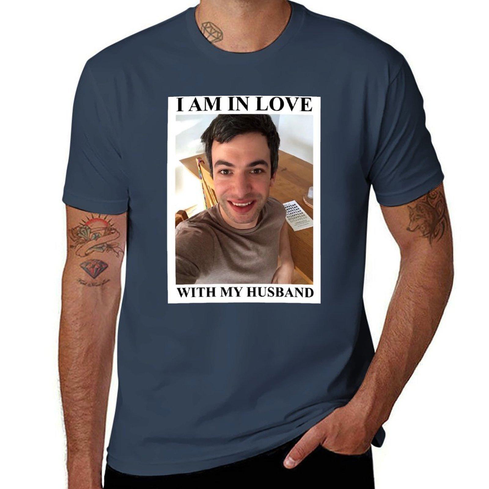 Nathan Fielder Is My Husband TShirt Urban Style Casual Short Sleeve Top S