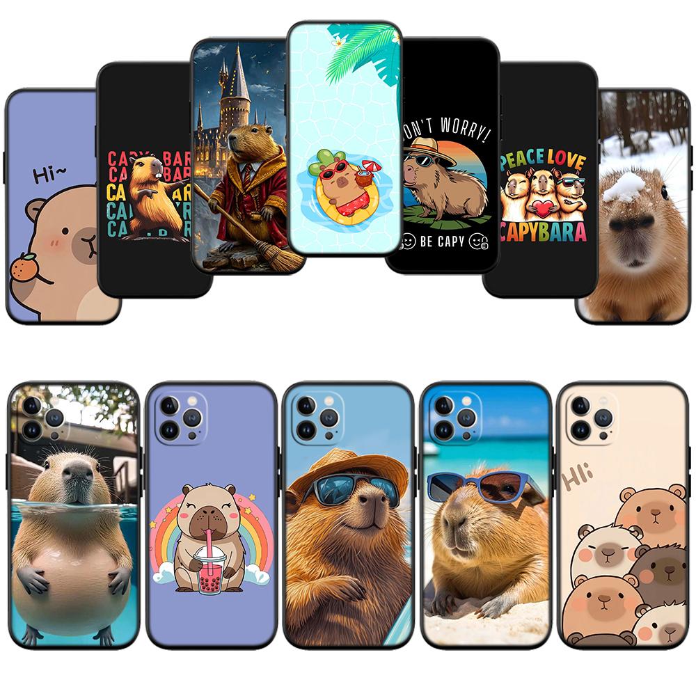 Cartoon  Capybara Cute New High-End Shell Phone Case for Xiaomi Poco C40 C50 C51 C55 C65 C71 C75 F2 F3 F5 F6 F7 M2 M3 Pro Ultra