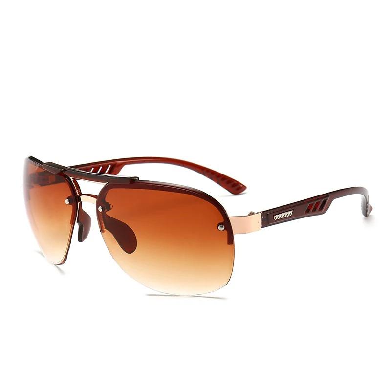 Fashion Men Vintage Metal Pilot Sunglasses Classic Driving Eyewear for Men Women Brand Sun Glasses Coating Lens Gafas De Sol