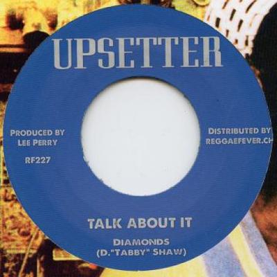7-Inch-Schallplatte MIGHTY DIAMONDS - Talk About It / Jo Jo Ask About It RF227 Upsetter/Reggae 1974 Europa Reggae, Ska & Dub