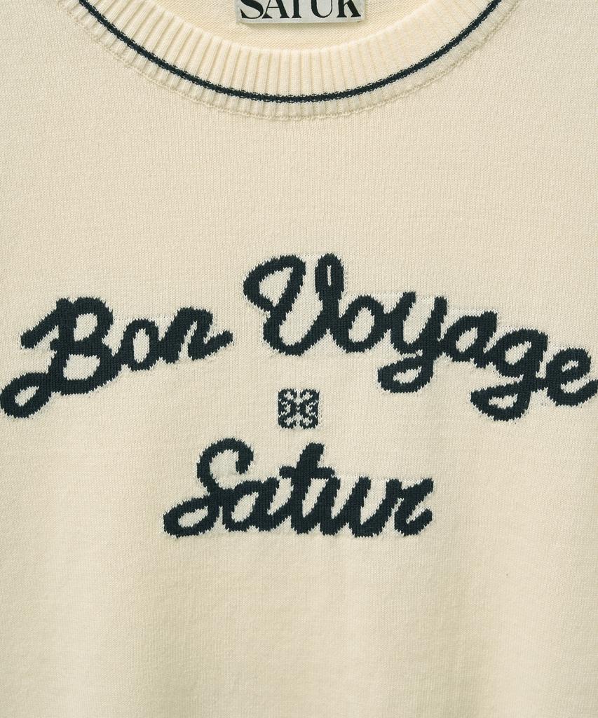Seteo (W) Bon Voyage Puff Knit Cream Navy