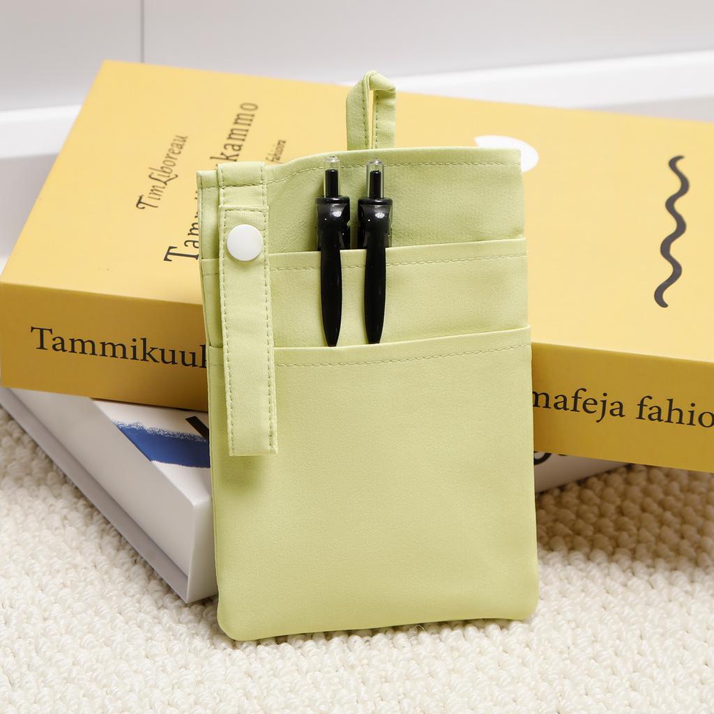 Solid Quick-dry Nurse Pocket Organizer Polyester Spandex Pouch Pen Holder Clip-on Utility Pocket for Pens P-TLSG-01