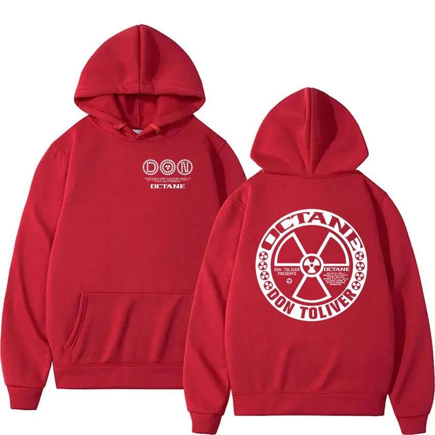 Don Toliver Octane Tour 2026 Print Hoodie Unisex Mode Langarm Oversized Sweatshirt Retro Pullover Fleece Kapuzenpullover Streetwear