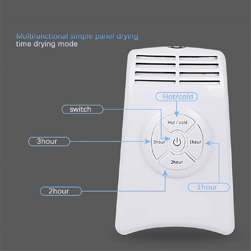 Portable Clothes Hangers Electric Clothes Dryer Smart Shoes Dryer Rack Hot&Cold Dual-use Home Travel Rack Hangers US/EU