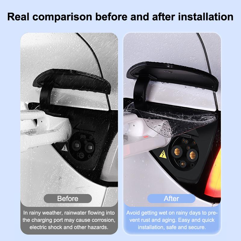 For Model 3 Y Highland Juniper 2021-2025Charger Port Cover Outdoor Rainproof Protection Dustproof Covers Accessory