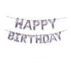 Balloon Set Aluminum Foil Balloons Bow Ribbon Happy Birthday Letter Ornament Letter Balloons  Party