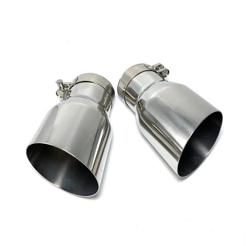 1PCS Universal Stainless Steel Universal Automobile Exhaust Pipe Exhaust Muffler Pipeline Welded Pipe Multiple Sizes Exhaust