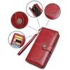 Women Wallet  Anti-theft Leather Wallets for Woman Long Zipper Large Ladies Clutch Bag Female Purse Card Holder