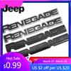 For Jeep Three Dimensional ABS Car RENEGADE Emblem Trunk Rear Sticker Decoration Decal Accessories For Jeep Renegade Grand Ch