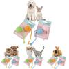 Pet Cotton Rope Toy With Colorful Tail Ball For Cats And Dental Chewing