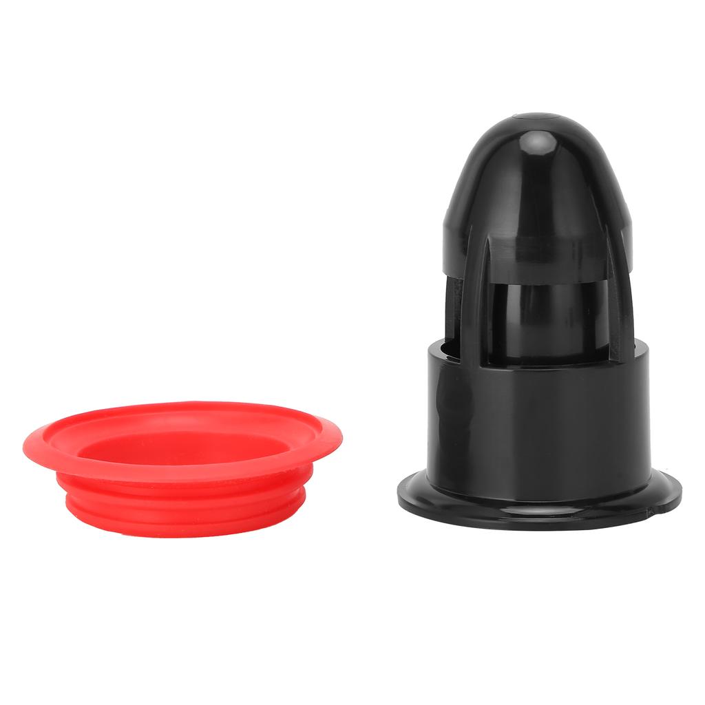 Deodorant Floor Drain AntiBlocking Drainage Sewer Strainer for Bathroom Kitchen(White Red )