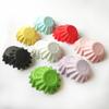 Chrysanthemum High-Temp Resistant Cupcake Liners, Mold-Free Baking Cups, 50-Pack