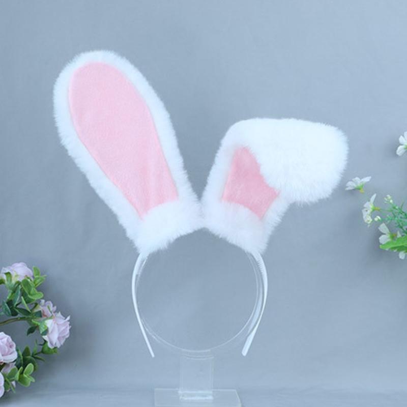 Long Rabbit Ear Hair Band Bunny Headband Festival Party Lolita Hair Band Bunny Cosplay Headdress Birthday Gift