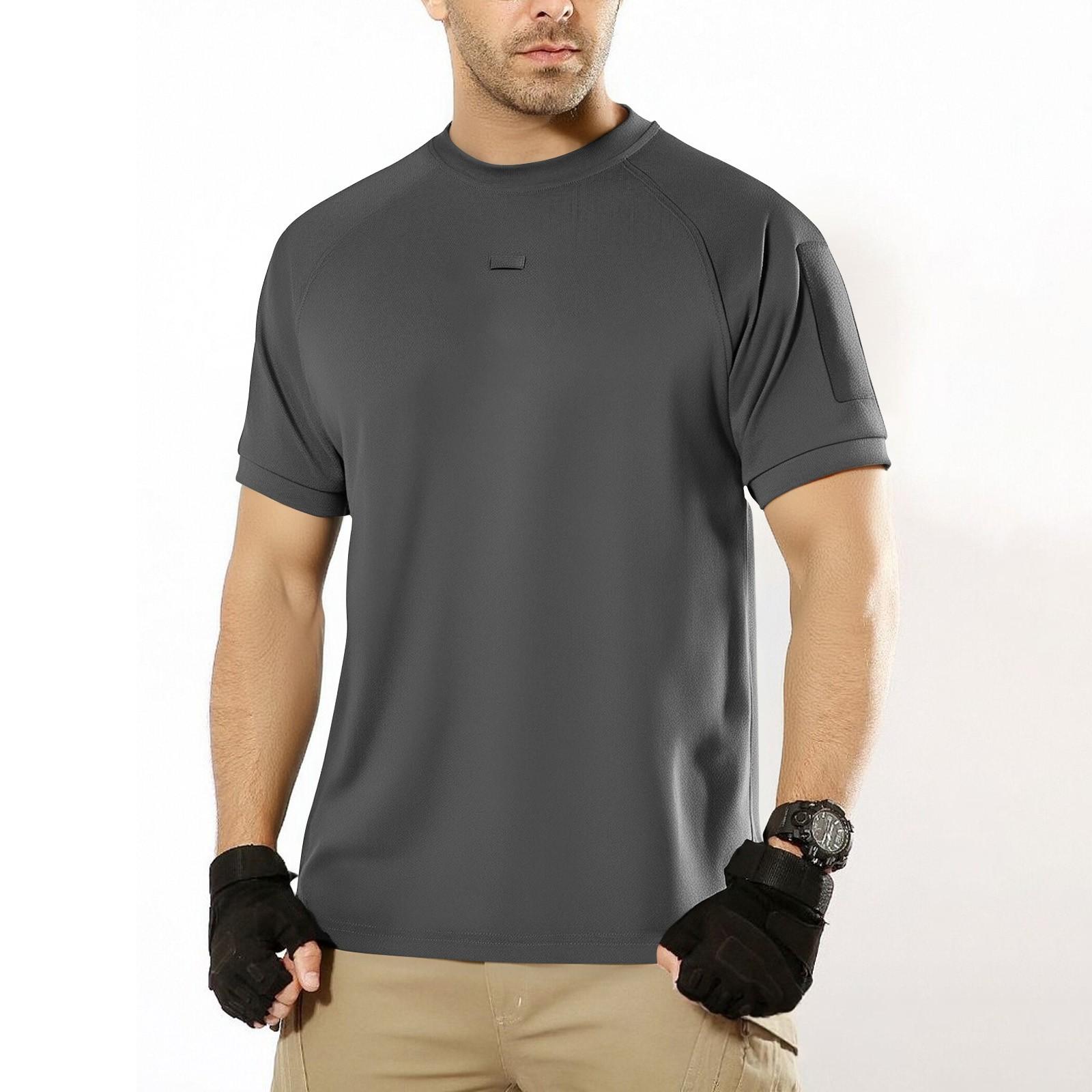 

Мужская летняя однотонная футболка с карманом, круглым вырезом, свободного кроя, с коротким рукавом XL