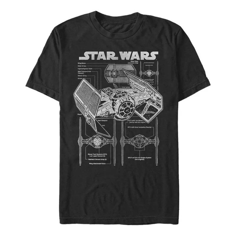 Camiseta Tie Fighter De Star Wars Young Para Hombre S
