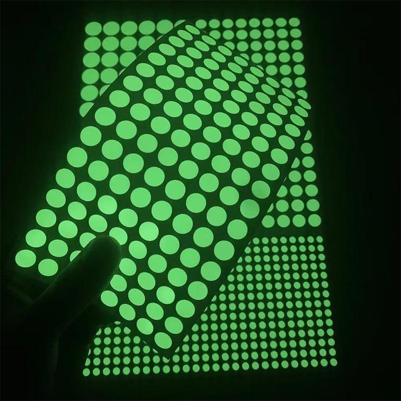 Leuchtende Punkte Aufkleber Abnehmbare Leuchtende Punkt Aufkleber Leuchtende Decken- & Wandaufkleber Wecker Schalter Aufkleber DIY